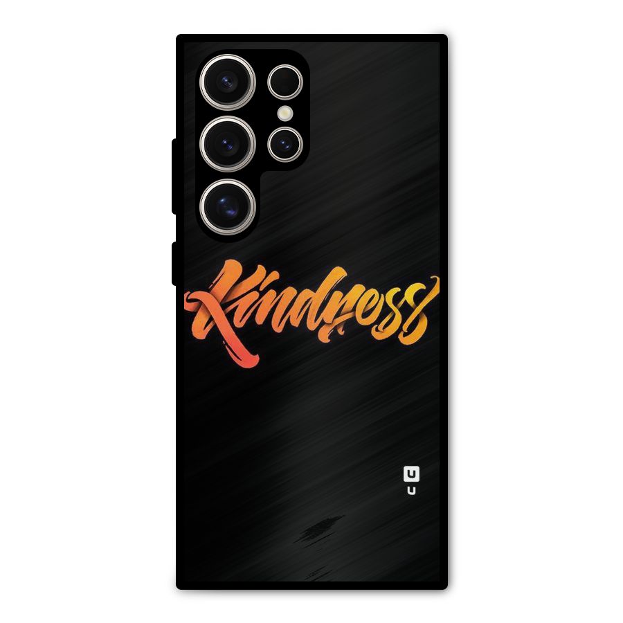 Kindness Metal Back Case for Galaxy S24 Ultra