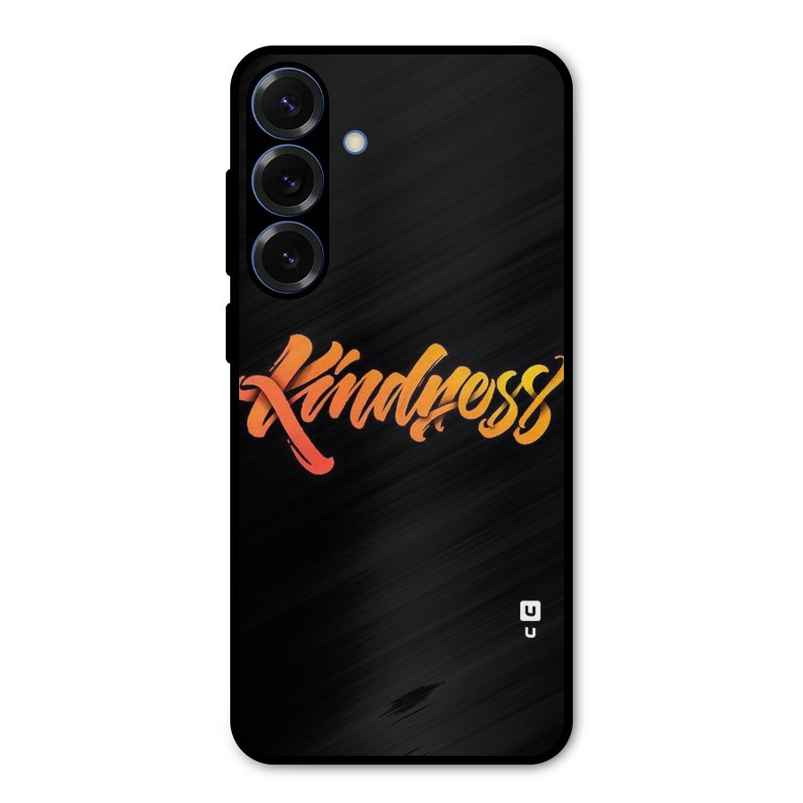 Kindness Metal Back Case for Galaxy S25 Plus