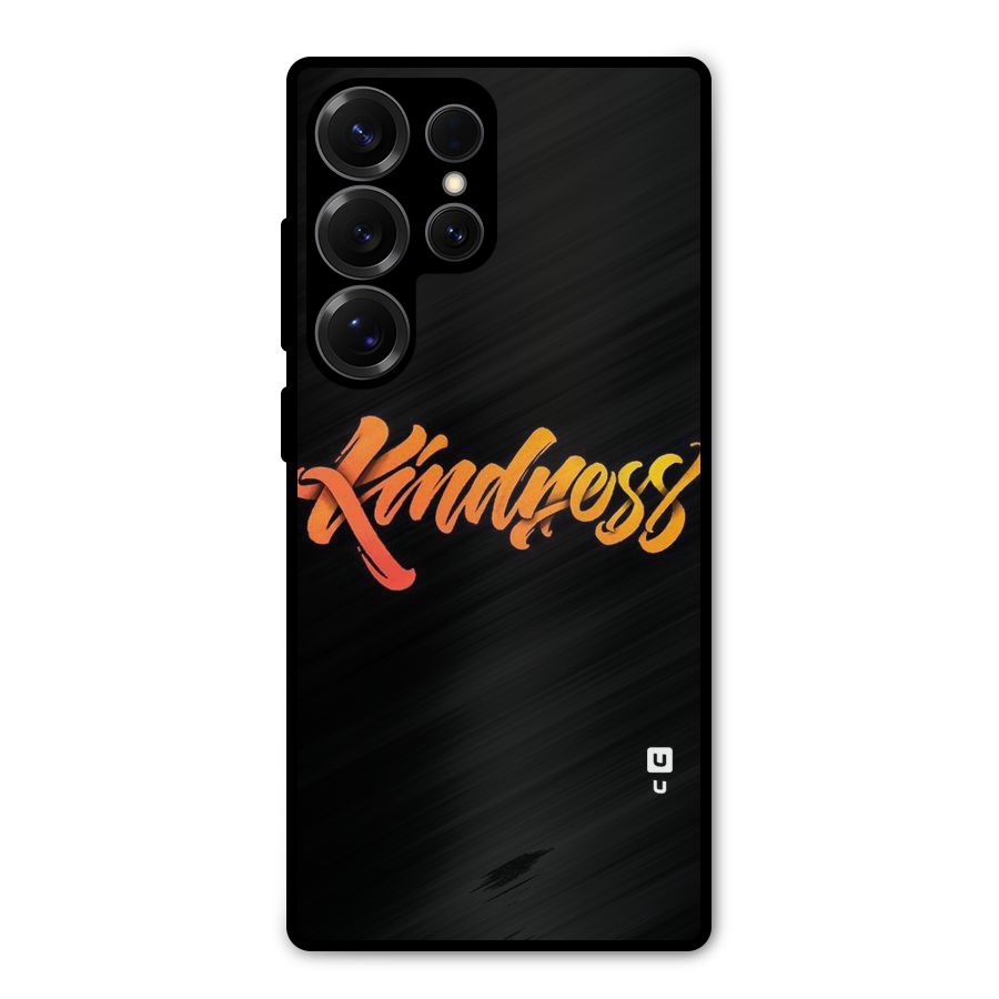 Kindness Metal Back Case for Galaxy S25 Ultra