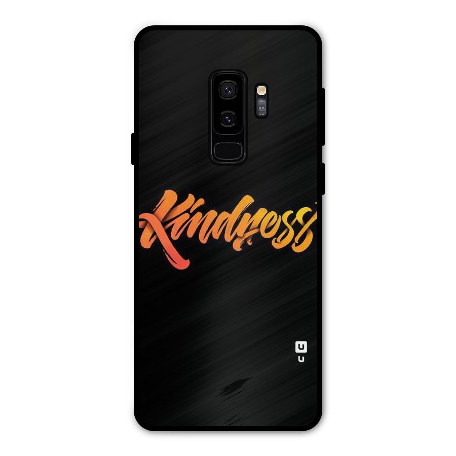 Kindness Metal Back Case for Galaxy S9 Plus