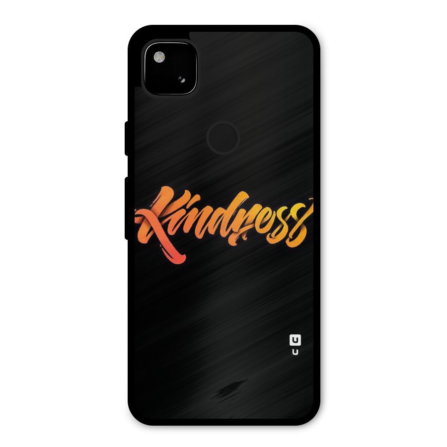 Kindness Metal Back Case for Google Pixel 4a