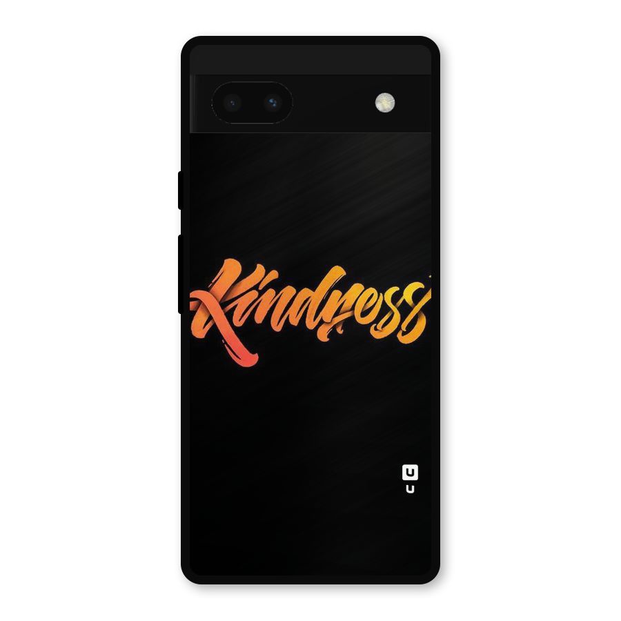 Kindness Metal Back Case for Google Pixel 6a