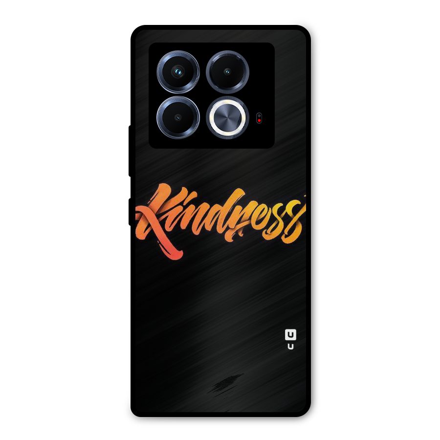 Kindness Metal Back Case for Infinix Note 40 5G
