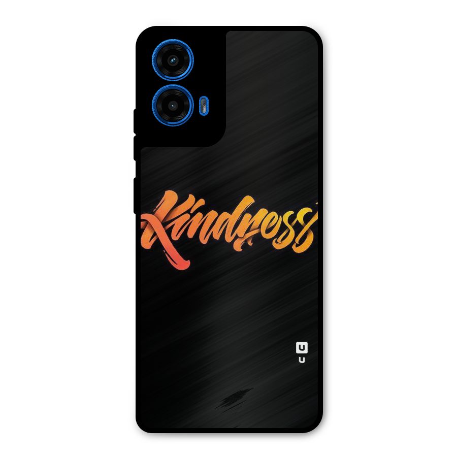 Kindness Metal Back Case for Moto G45
