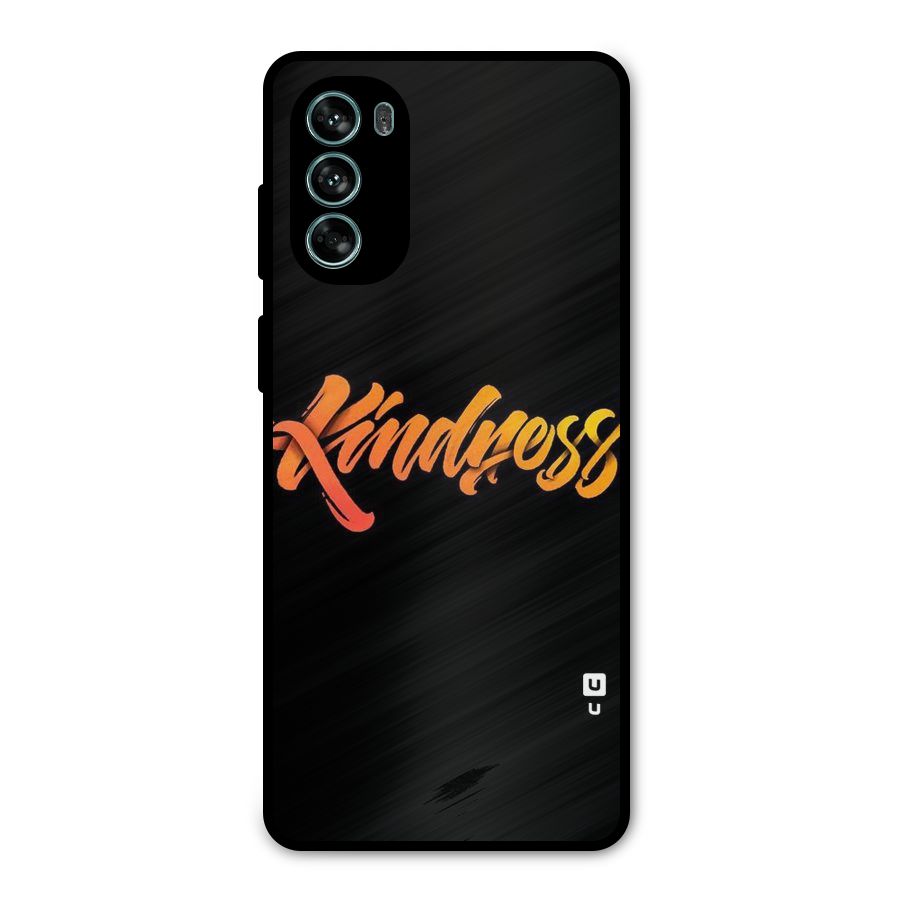 Kindness Metal Back Case for Moto G62