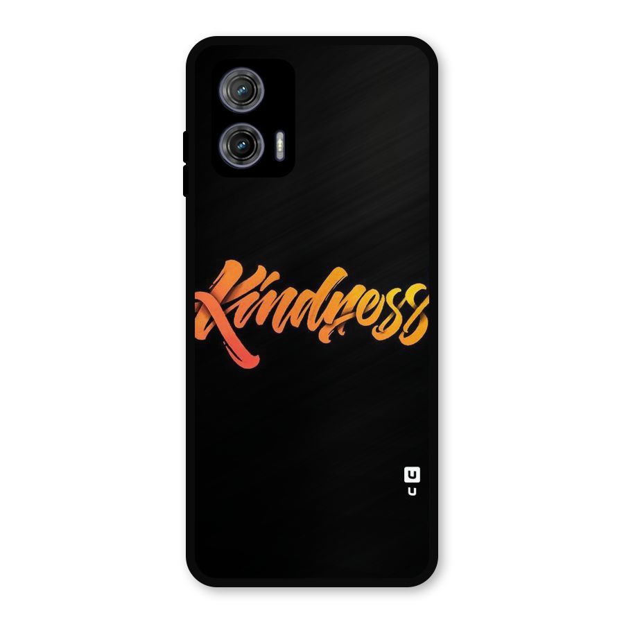 Kindness Metal Back Case for Moto G73