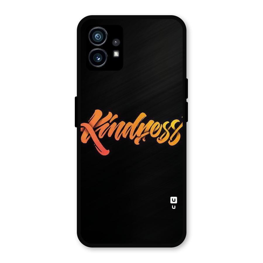 Kindness Metal Back Case for Nothing Phone 1