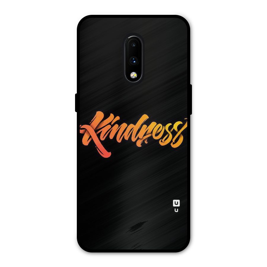 Kindness Metal Back Case for OnePlus 7