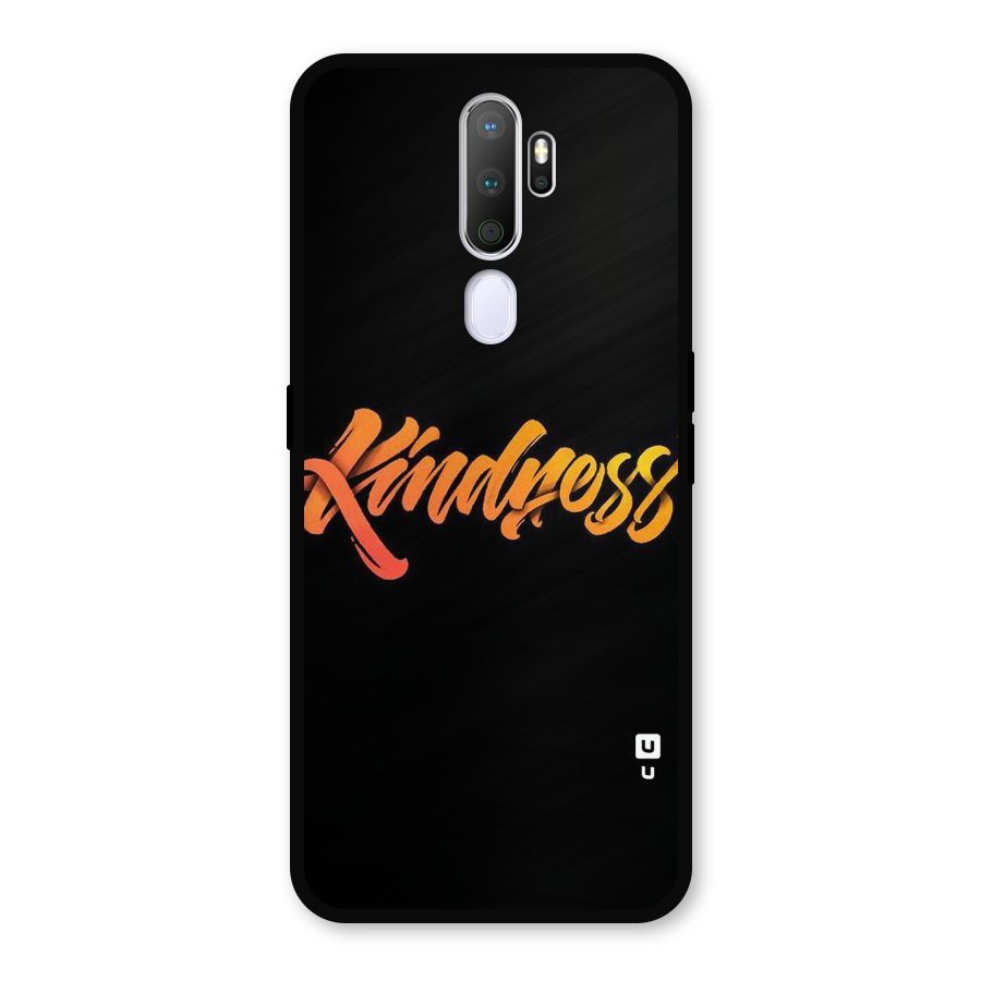 Kindness Metal Back Case for Oppo A9 (2020)