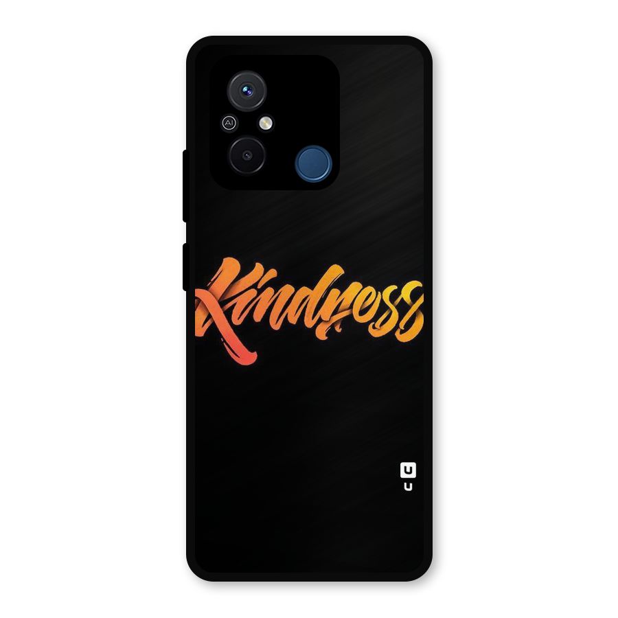 Kindness Metal Back Case for Poco C55