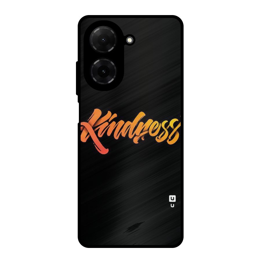 Kindness Metal Back Case for Poco C71