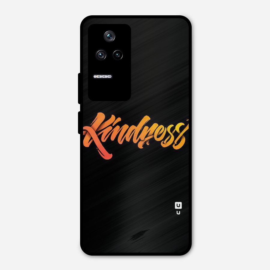 Kindness Metal Back Case for Poco F4 5G
