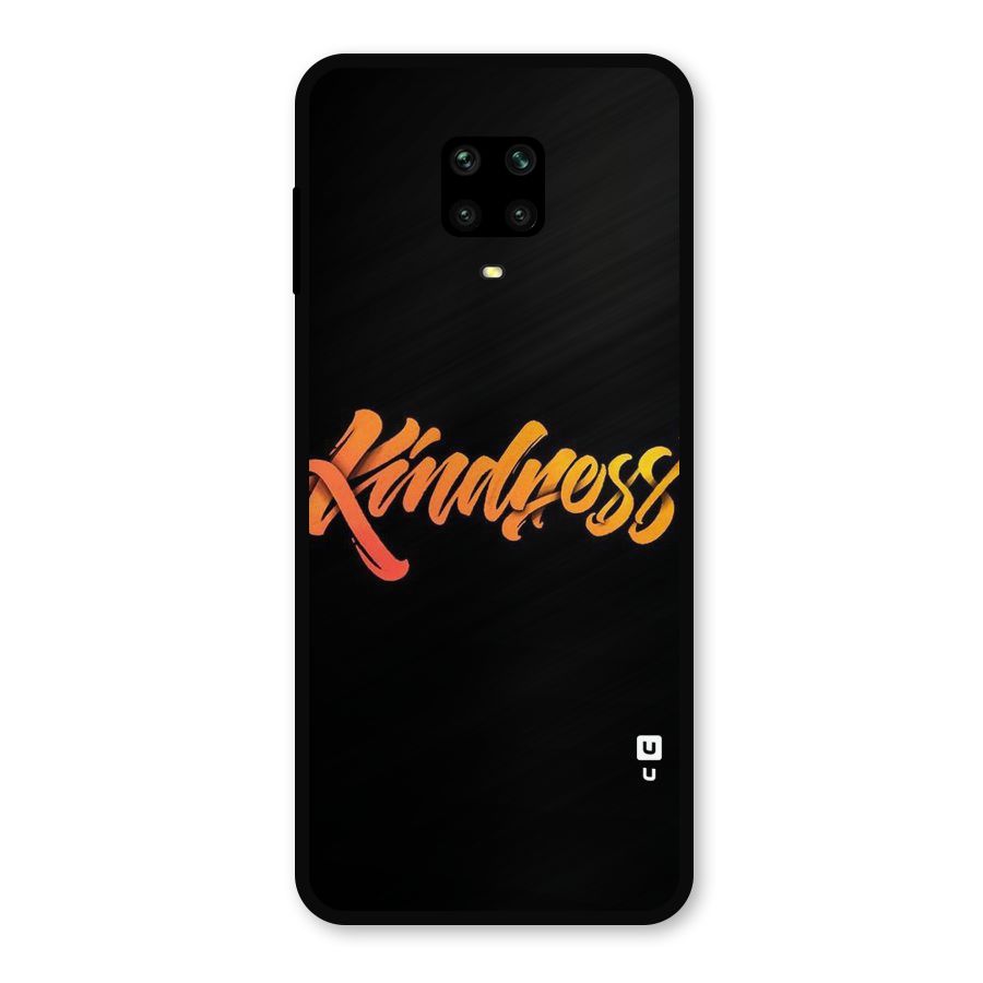 Kindness Metal Back Case for Poco M2 Pro