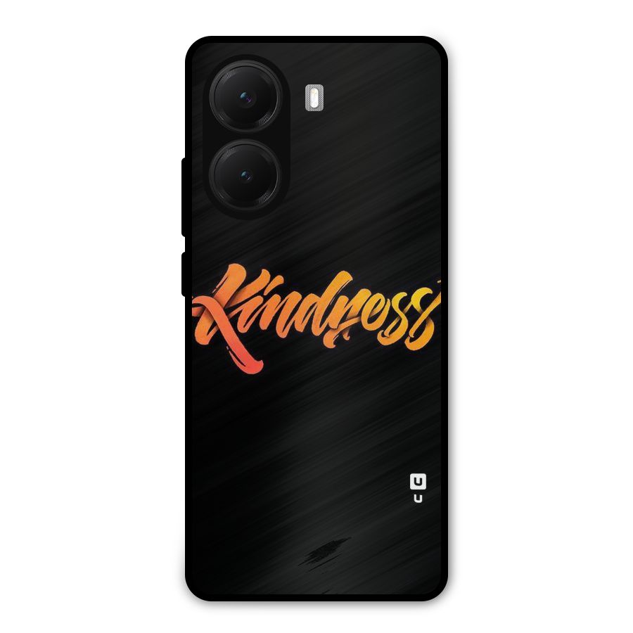 Kindness Metal Back Case for Poco X7 Pro