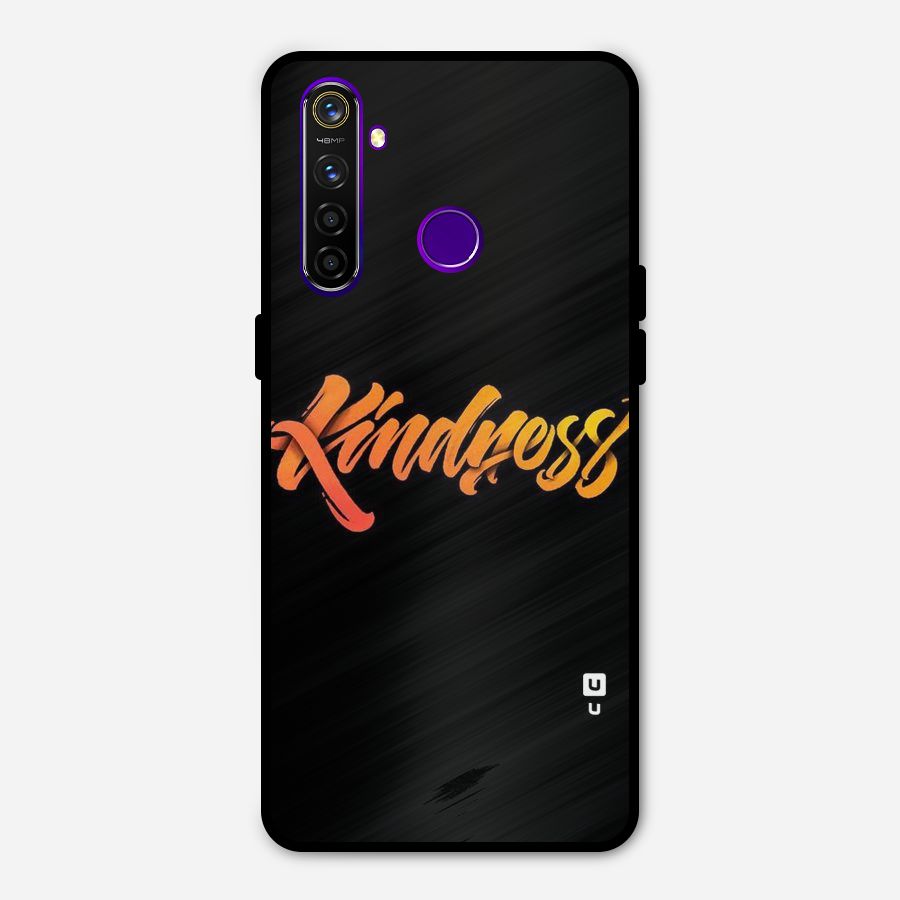 Kindness Metal Back Case for Realme 5 Pro