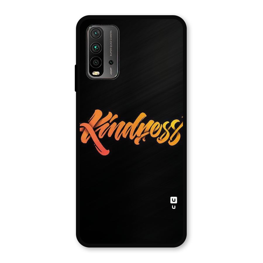 Kindness Metal Back Case for Redmi 9 Power