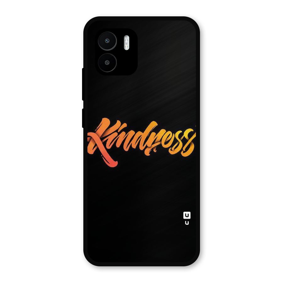 Kindness Metal Back Case for Redmi A2