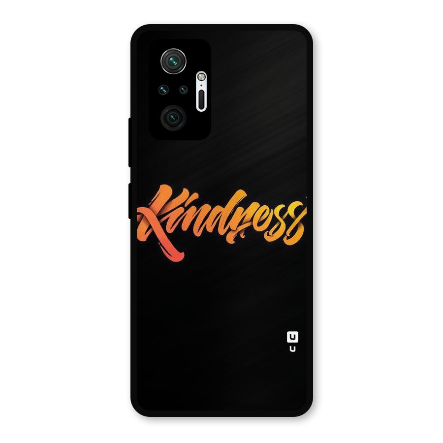 Kindness Metal Back Case for Redmi Note 10 Pro
