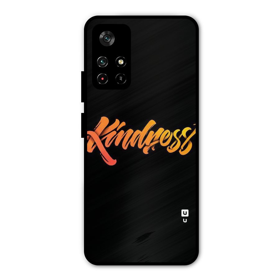 Kindness Metal Back Case for Redmi Note 11T 5G