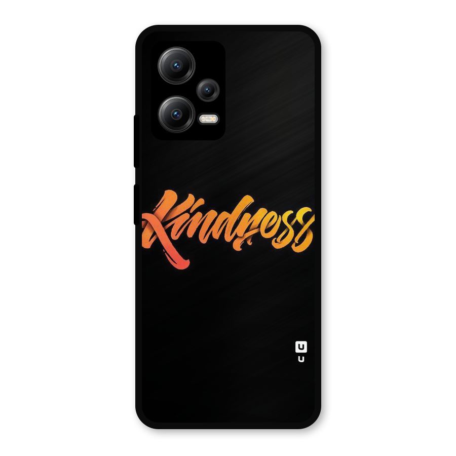 Kindness Metal Back Case for Redmi Note 12 5G