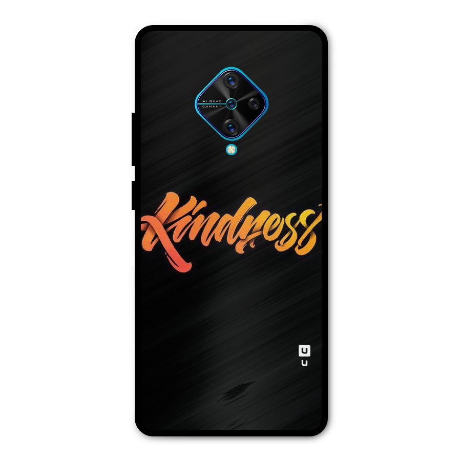 Kindness Metal Back Case for Vivo S1 Pro