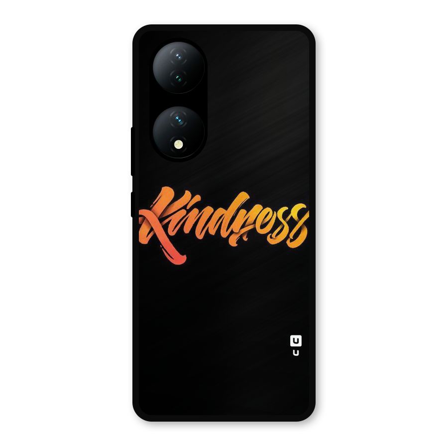 Kindness Metal Back Case for Vivo T2