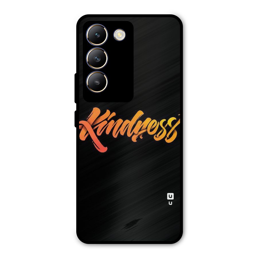 Kindness Metal Back Case for Vivo T3 5G