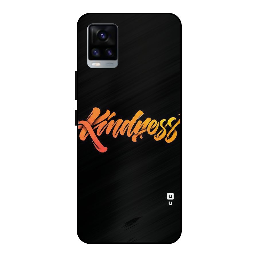 Kindness Metal Back Case for Vivo V20