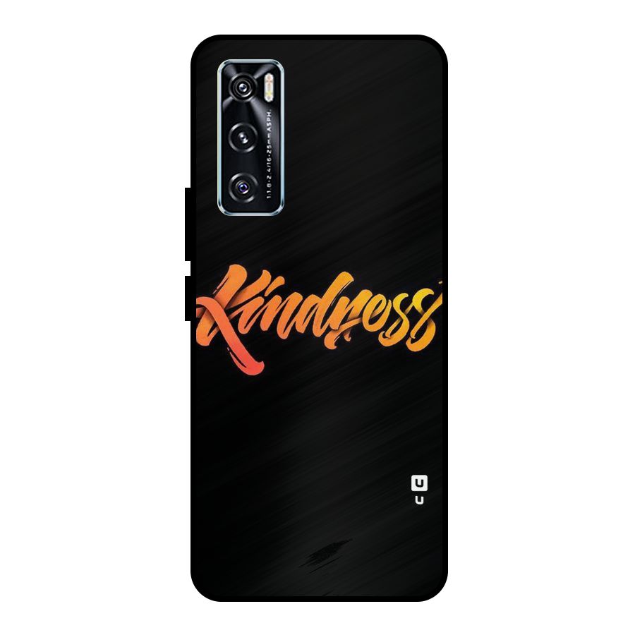 Kindness Metal Back Case for Vivo V20 SE