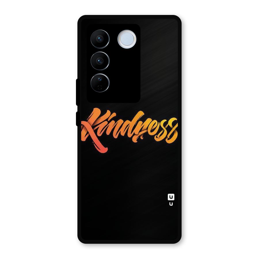 Kindness Metal Back Case for Vivo V27