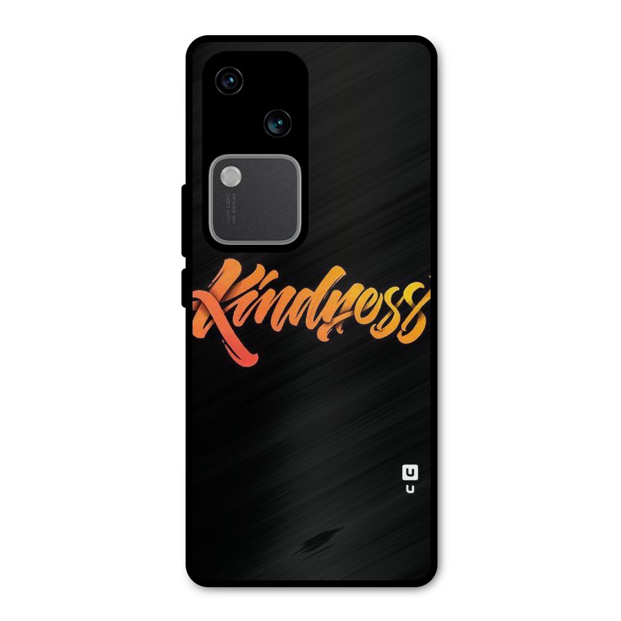 Kindness Metal Back Case for Vivo V30