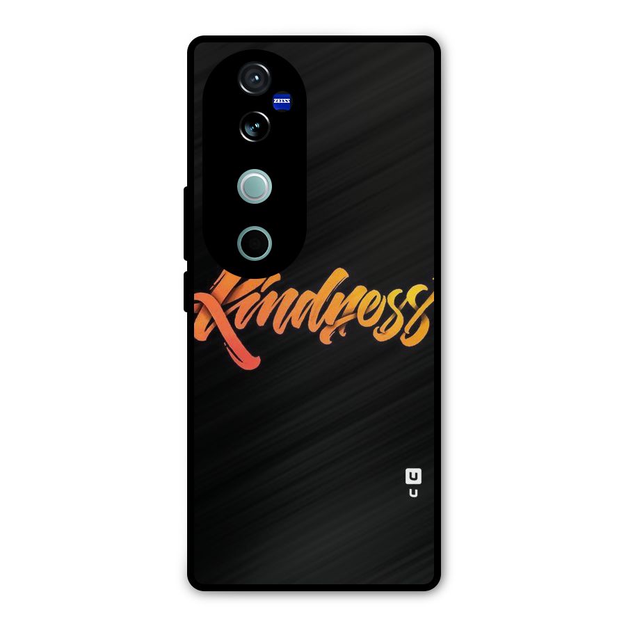 Kindness Metal Back Case for Vivo V40 Pro