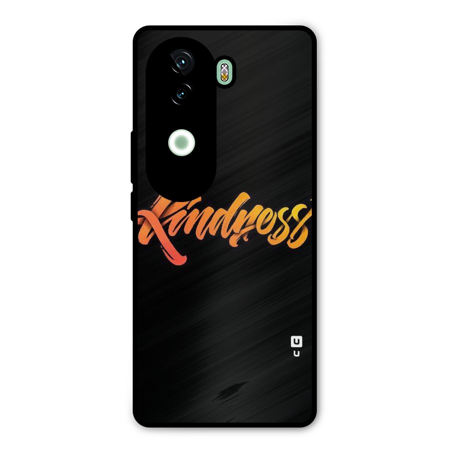 Kindness Metal Back Case for Vivo V40e