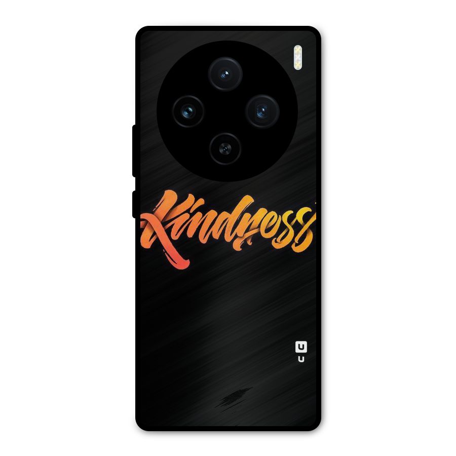 Kindness Metal Back Case for Vivo X100