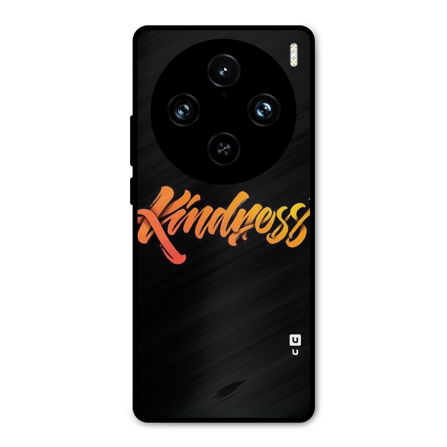 Kindness Metal Back Case for Vivo X100 Pro