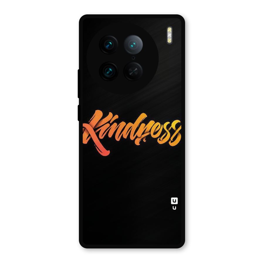 Kindness Metal Back Case for Vivo X90 Pro