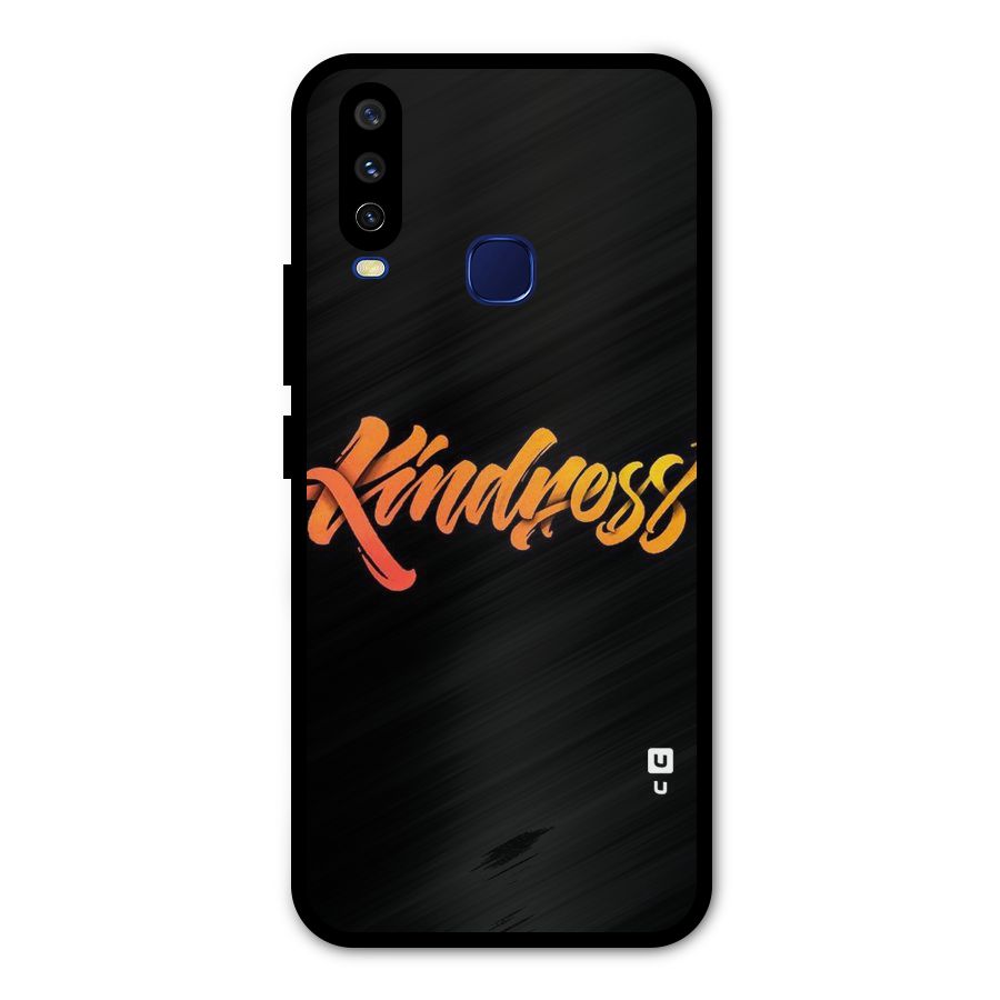 Kindness Metal Back Case for Vivo Y15