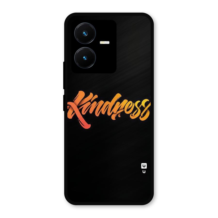 Kindness Metal Back Case for Vivo Y22