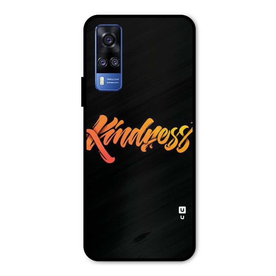Kindness Metal Back Case for Vivo Y31
