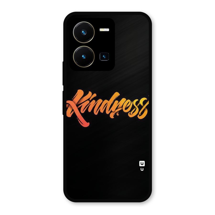 Kindness Metal Back Case for Vivo Y35