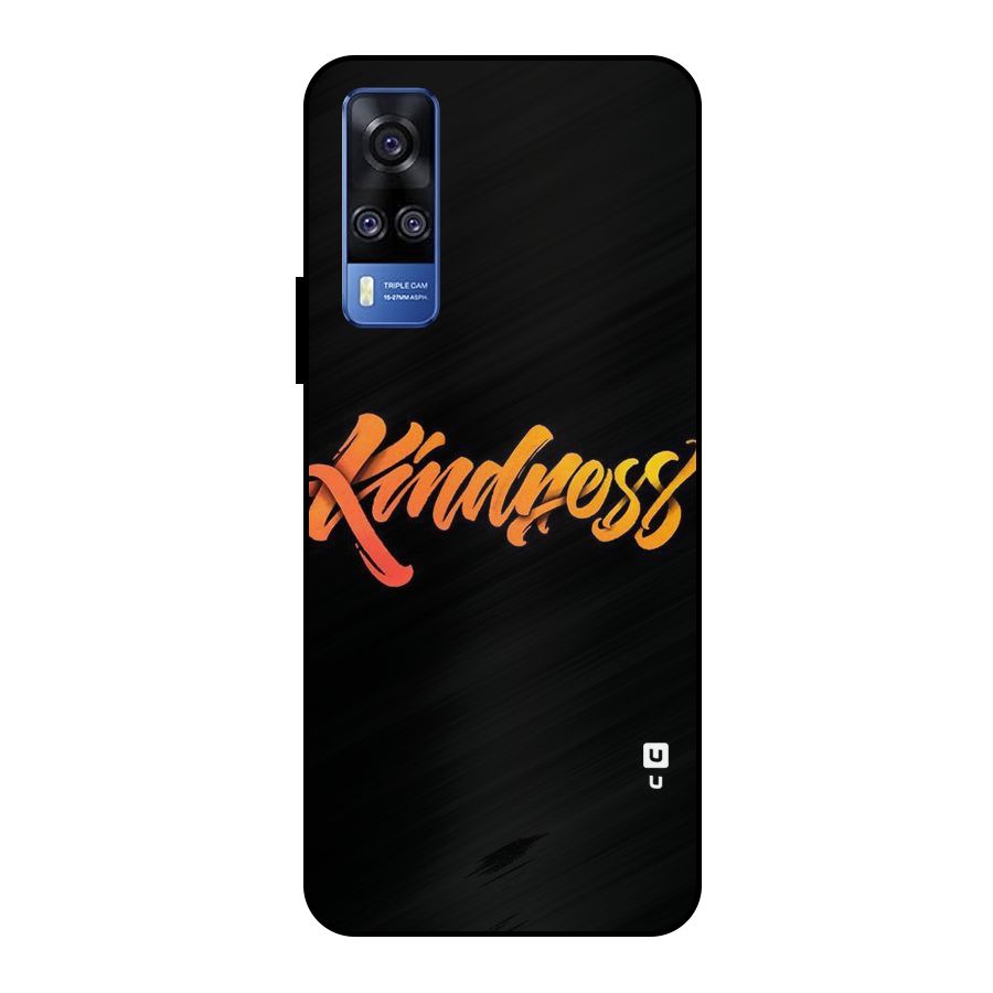 Kindness Metal Back Case for Vivo Y51