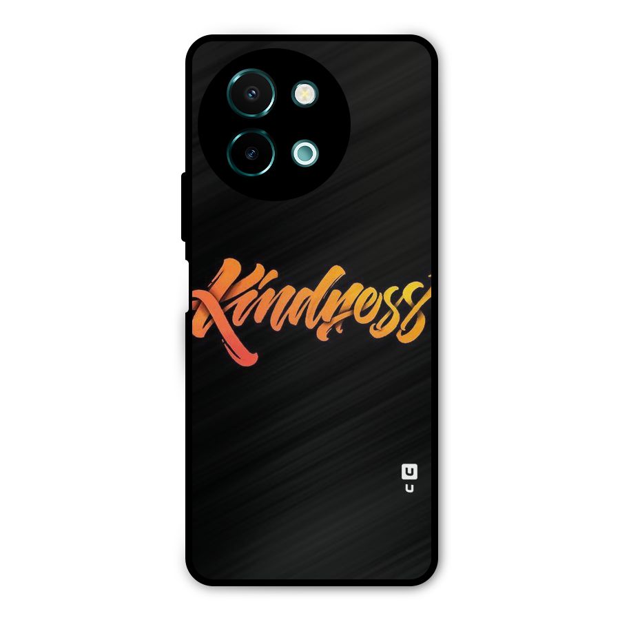 Kindness Metal Back Case for Vivo Y58