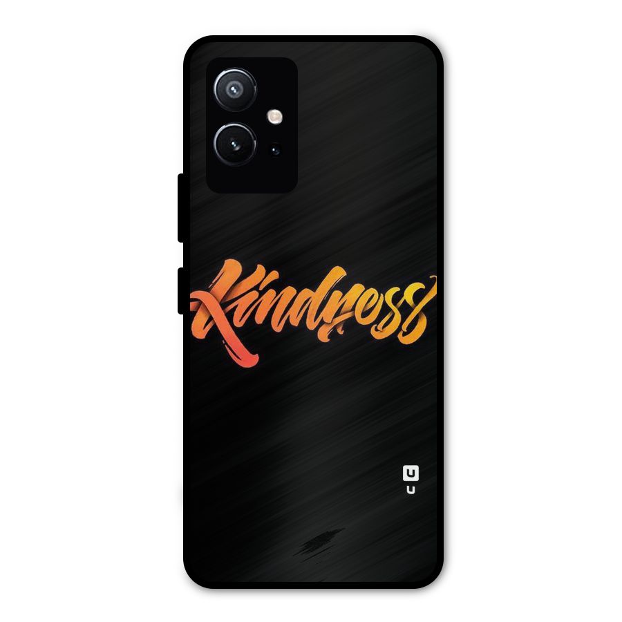 Kindness Metal Back Case for Vivo Y75 5G