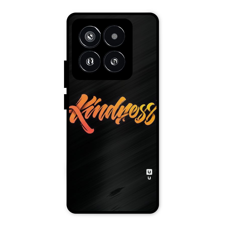 Kindness Metal Back Case for Xiaomi 14 Pro