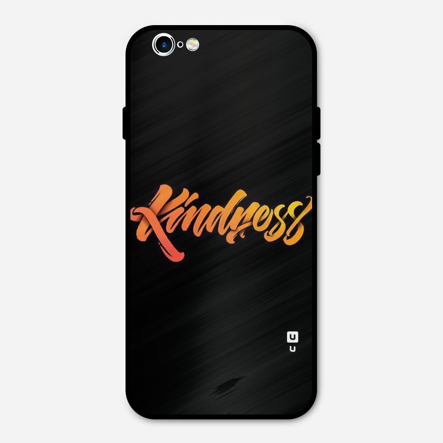 Kindness Metal Back Case for iPhone 6 6s