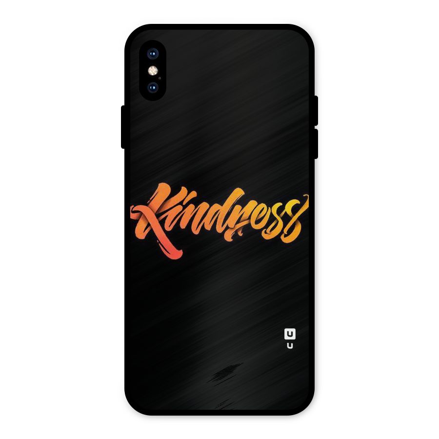 Kindness Metal Back Case for iPhone XS Max
