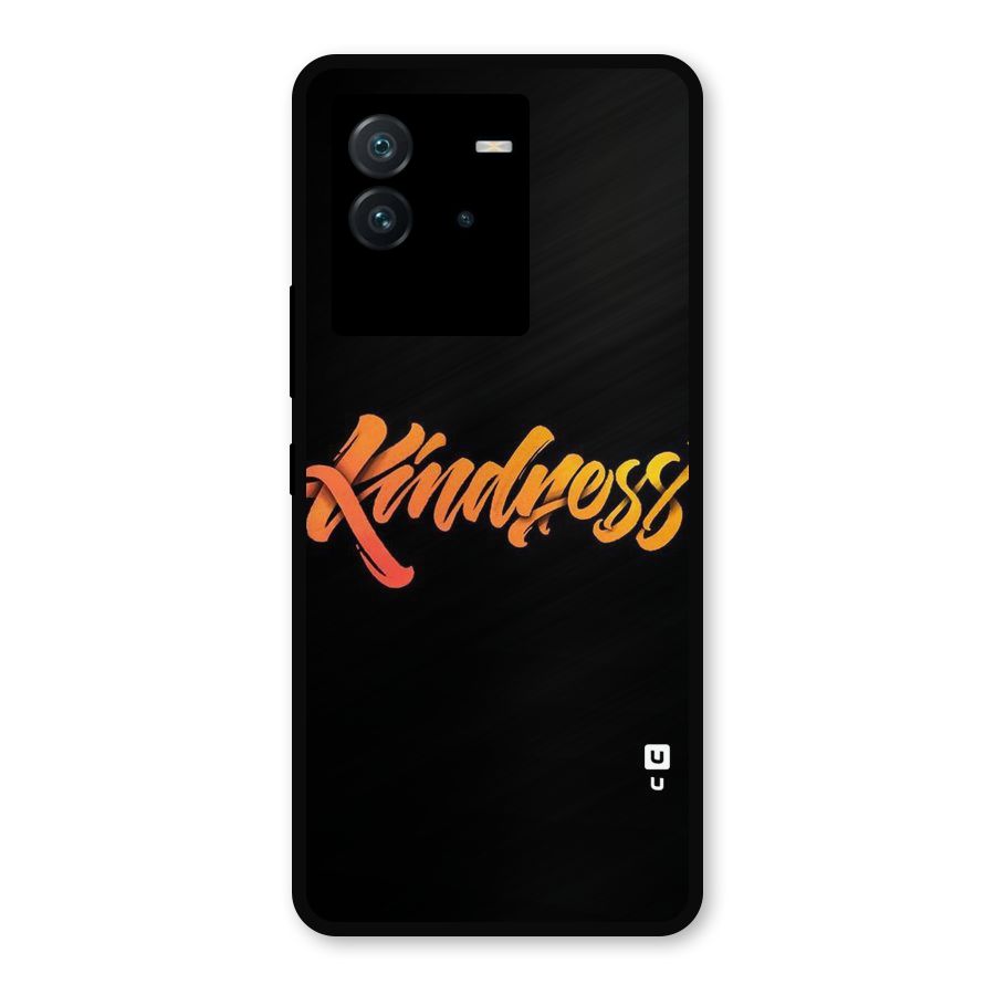 Kindness Metal Back Case for iQOO Neo 6 5G