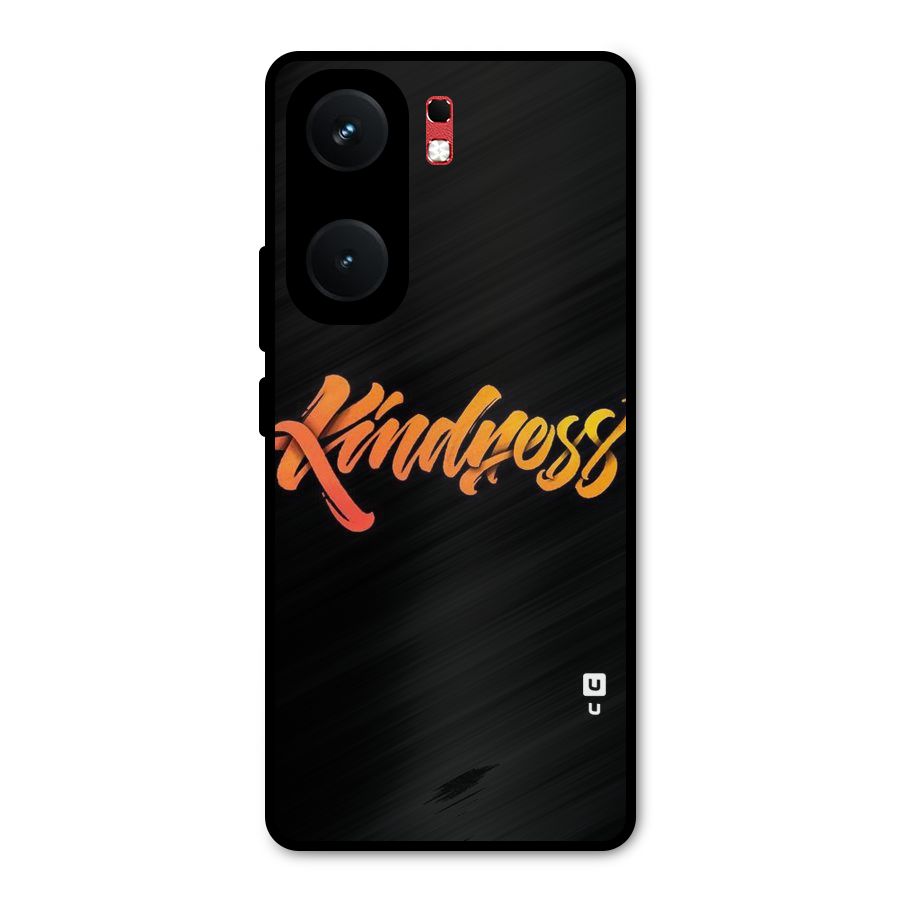 Kindness Metal Back Case for iQOO Neo 9 Pro