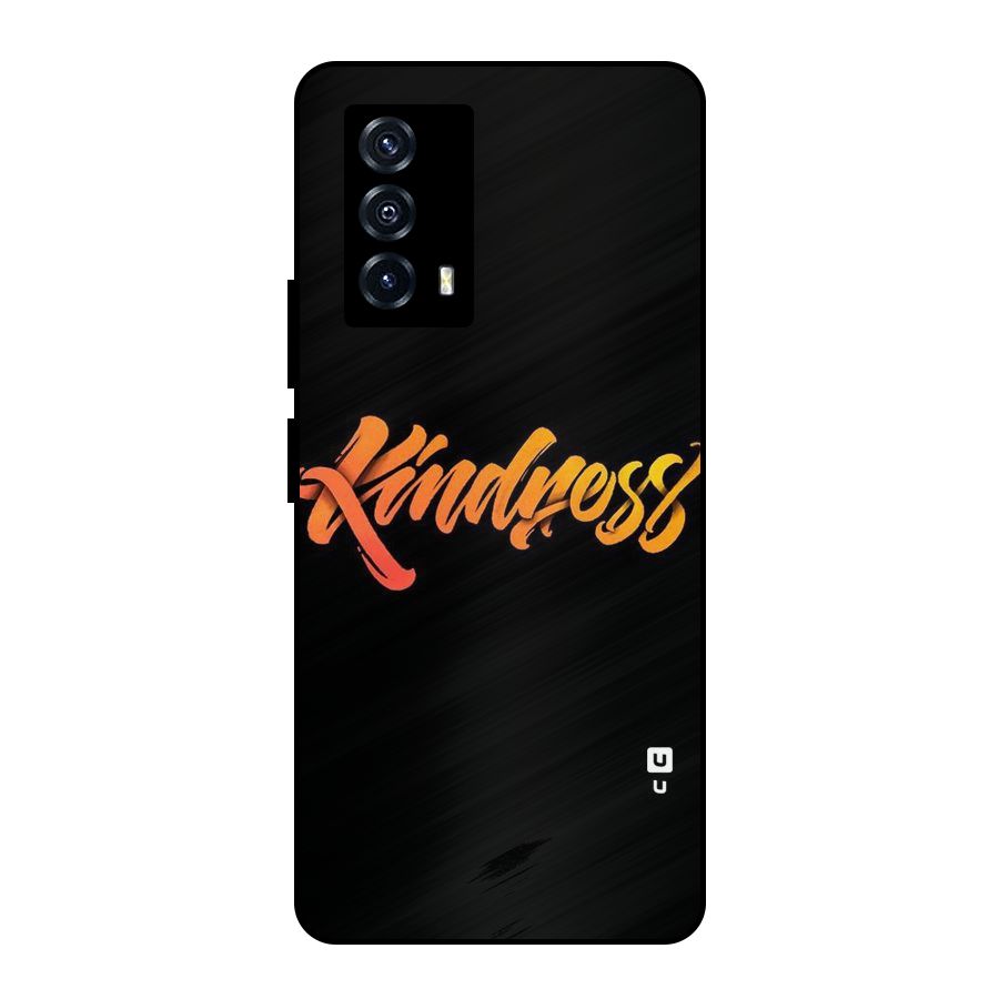 Kindness Metal Back Case for iQOO Z5