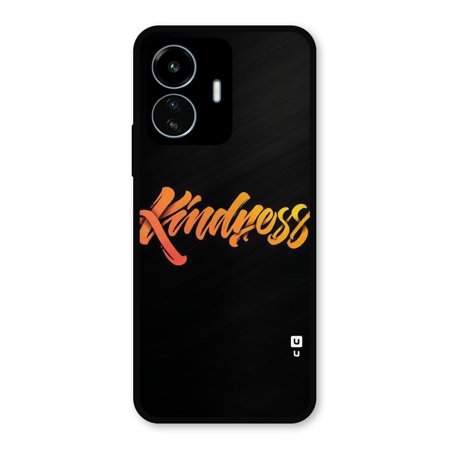 Kindness Metal Back Case for vivo iQOO Z6 Lite 5G
